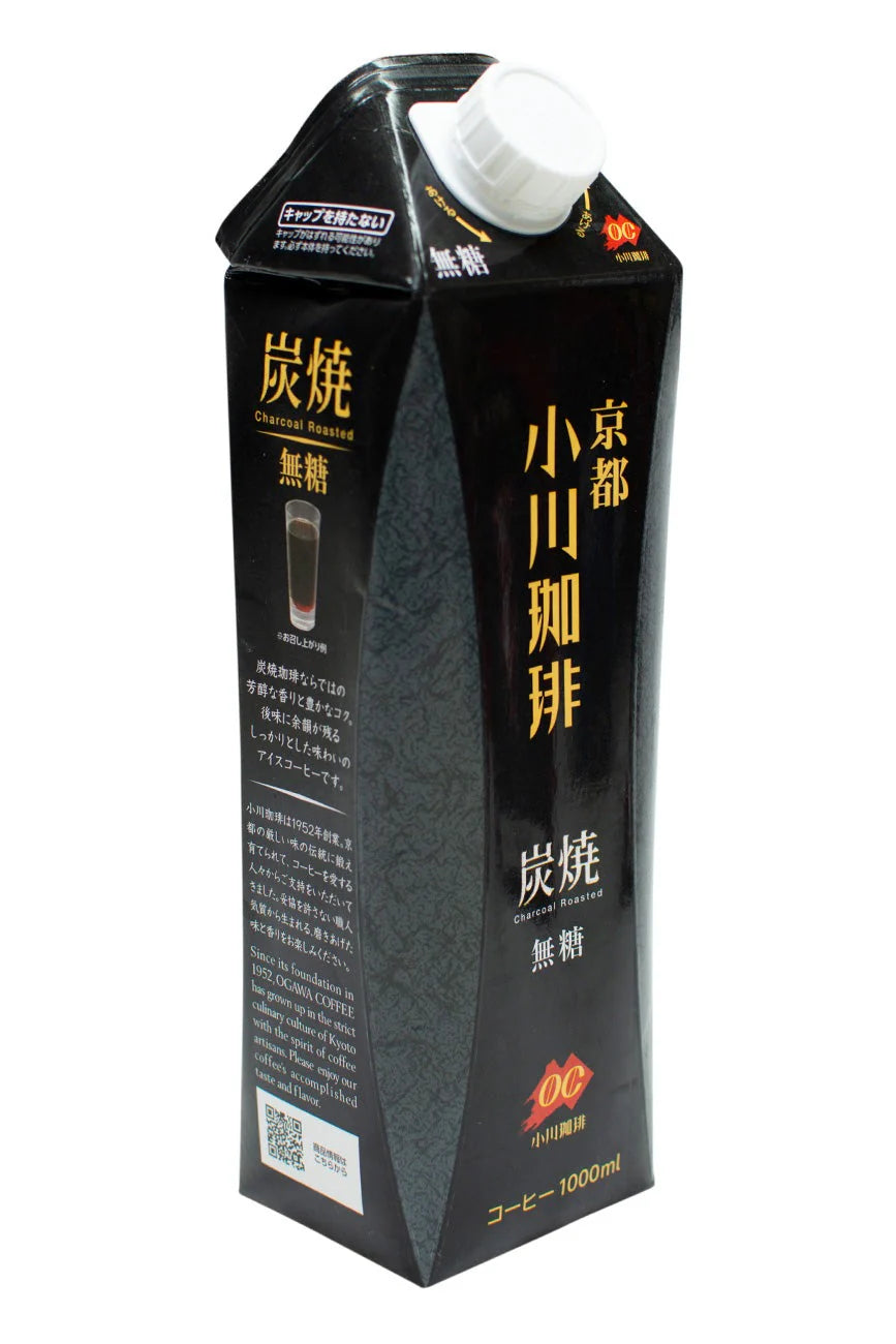 Kyoto Ogawa Charcoal Roasted Ice Coffee 1L Bottle