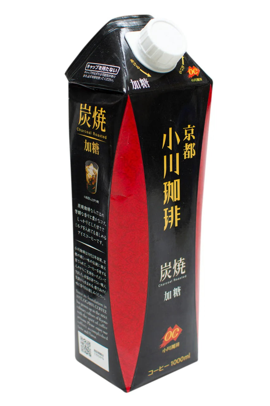 Kyoto Ogawa Sumiyaki Coffee with Sugar 1L Bottle