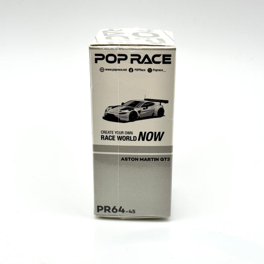 Pop Race Aston Martin GT3 1:64 diecast box side profile
