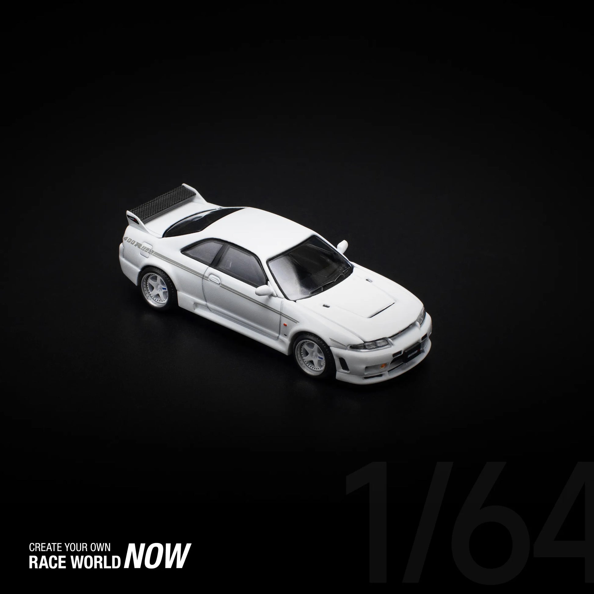 Top view of Nissan GT-R R33 Nismo 400R model box by Pop Race