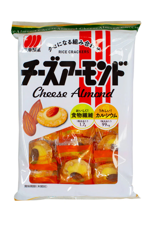 Sanko Rice Crackers Cheese and Almond 42.7g