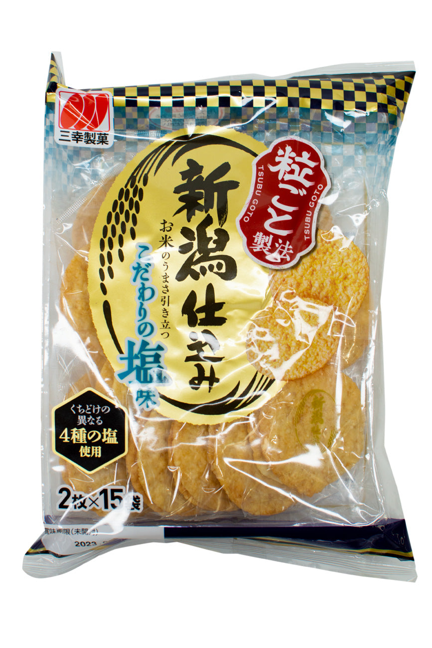 Sanko Niigata Jikomi Shio Rice Crackers 144g
