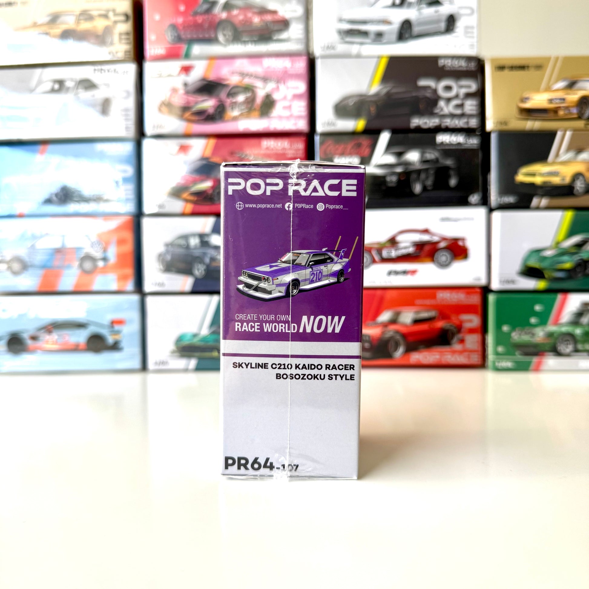 Side profile of Skyline C210 Kaido Racer Bosozoku style model