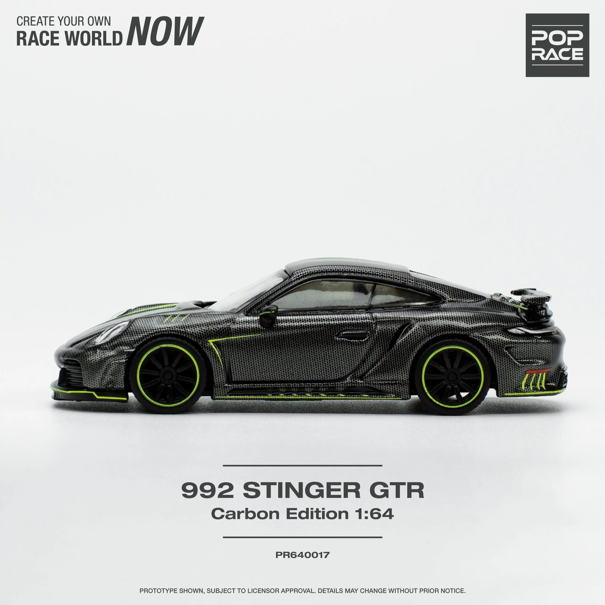 Angled shot of 992 Stinger GTR Carbon Edition with aggressive aero