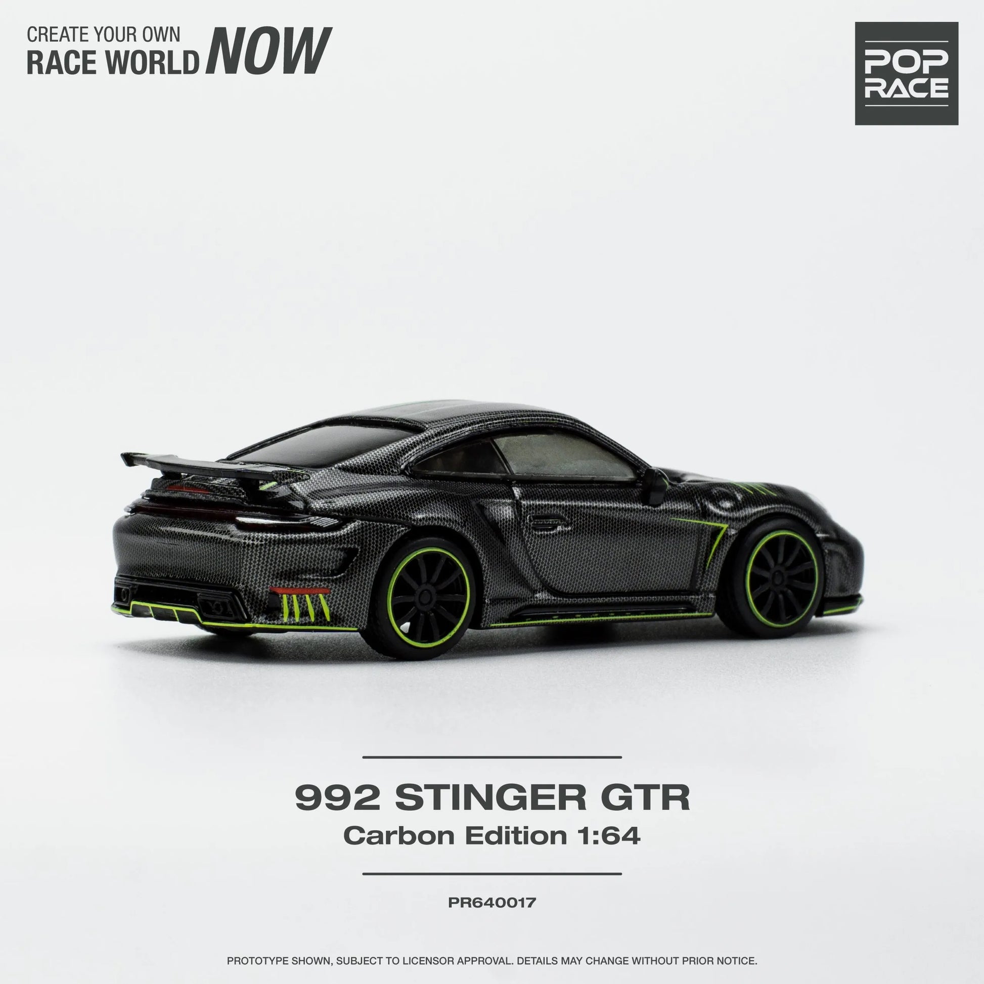 Angled shot of 992 Stinger GTR Carbon Edition with aggressive aero