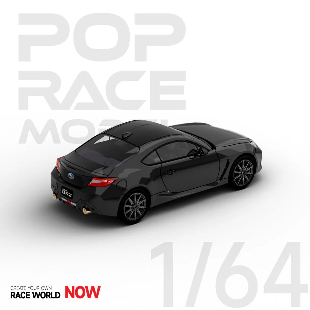 Subaru BRZ 2022 1:64 diecast – Rear view of unboxed model