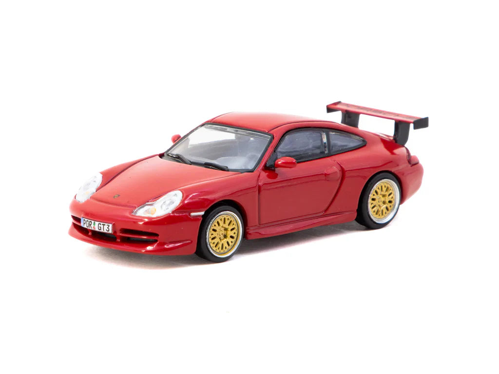 Porsche 911 GT3 996 Red diecast close up front detail