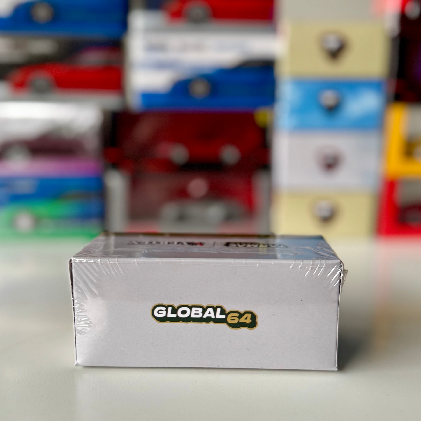 Packaging of Global64 Toyota Mark II JZX100 Vertex in Dark Green Metallic