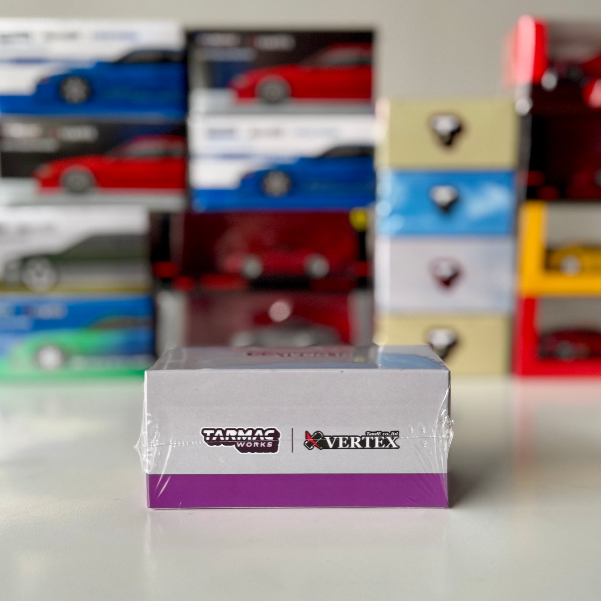 Packaging for Global64 Toyota Mark II Vertex Purple Metallic