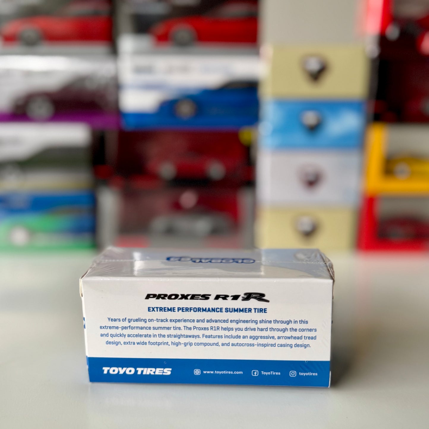 Global64 packaging of Tarmac Works Silvia S13 Vertex Blue Metallic