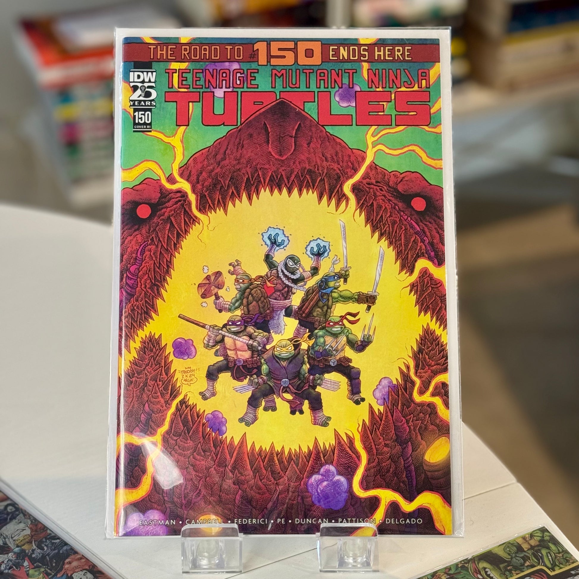 Teenage Mutant Ninja Turtles #150 1:10 Buster Moody Retail Incentive Variant Cover