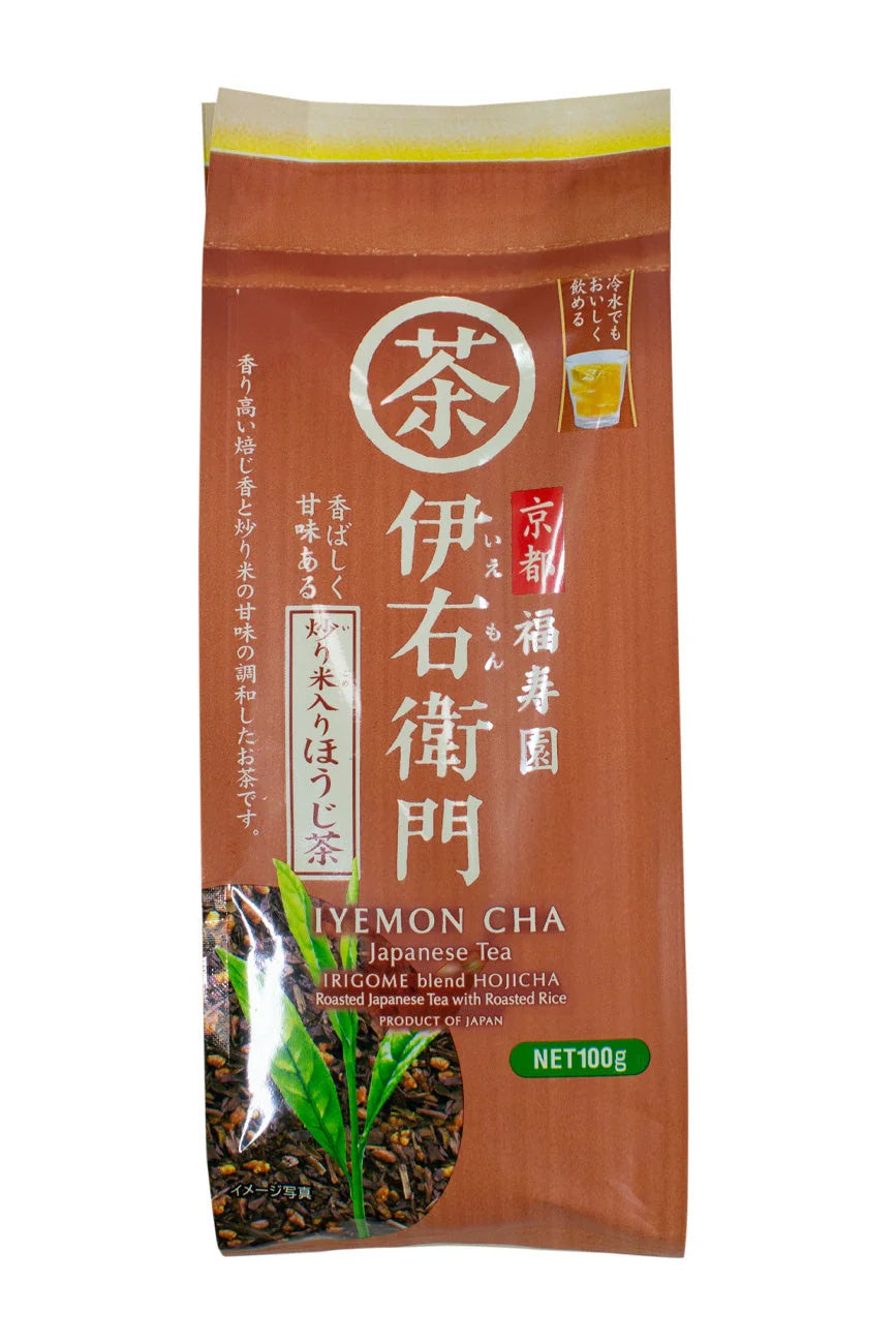 Ujinotsuyu Lemon Houjicha with Roasted Rice 100g Package