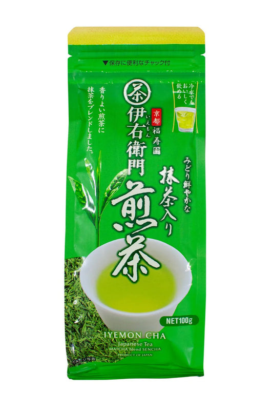 Ujinotsuyu Lemon Sencha with Matcha 100g Tea Package