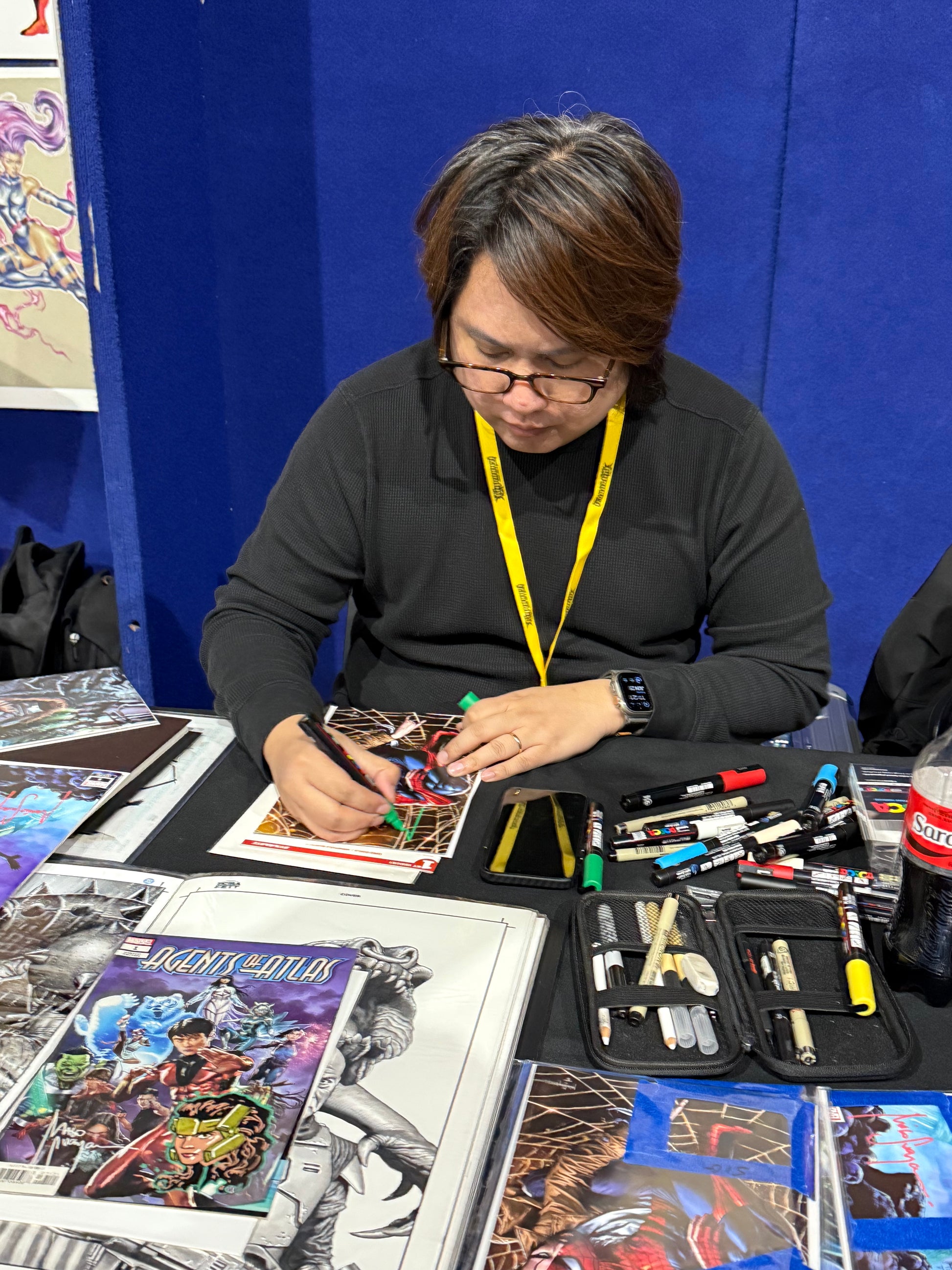 Ultimate Spider-Man #7 signed Mico Suayan virgin variant cover – Marvel Comics 2025