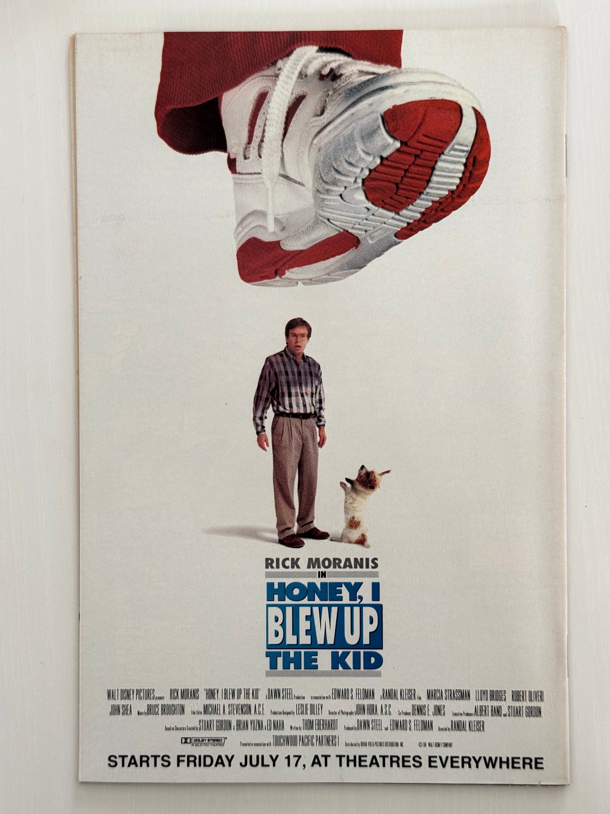 Back cover of The Uncanny X-Men #290 (1992) signed edition by Whilce Portacio