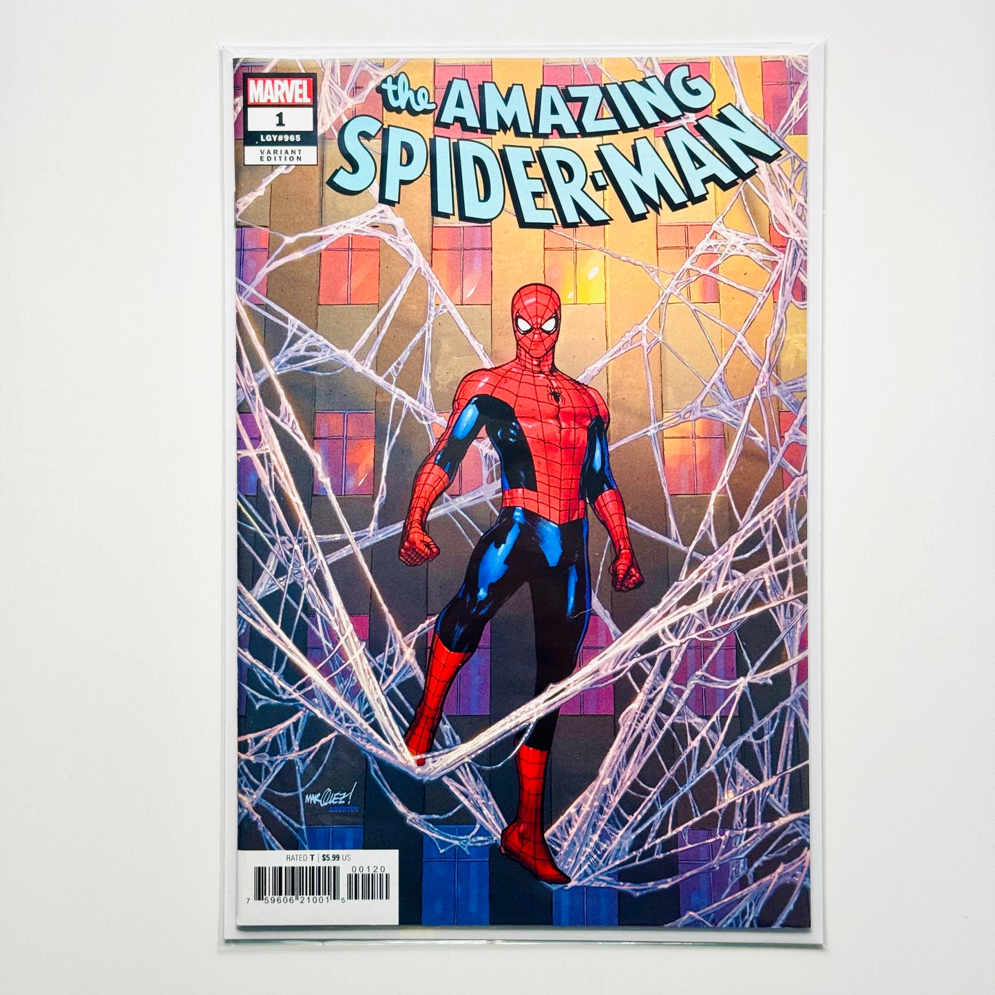 Amazing Spider-Man #1 (2025) David Marquez 1:25 Variant Cover front cover