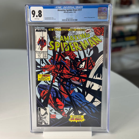 Amazing Spider-Man #317 CGC 9.8 graded Marvel comic Venom appearance