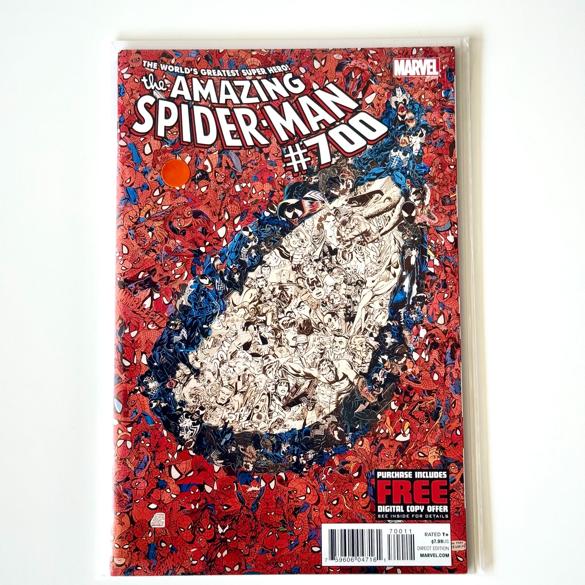 The Amazing Spider-Man #700 (2013) Death of Peter Parker comic – Garcin cover art
