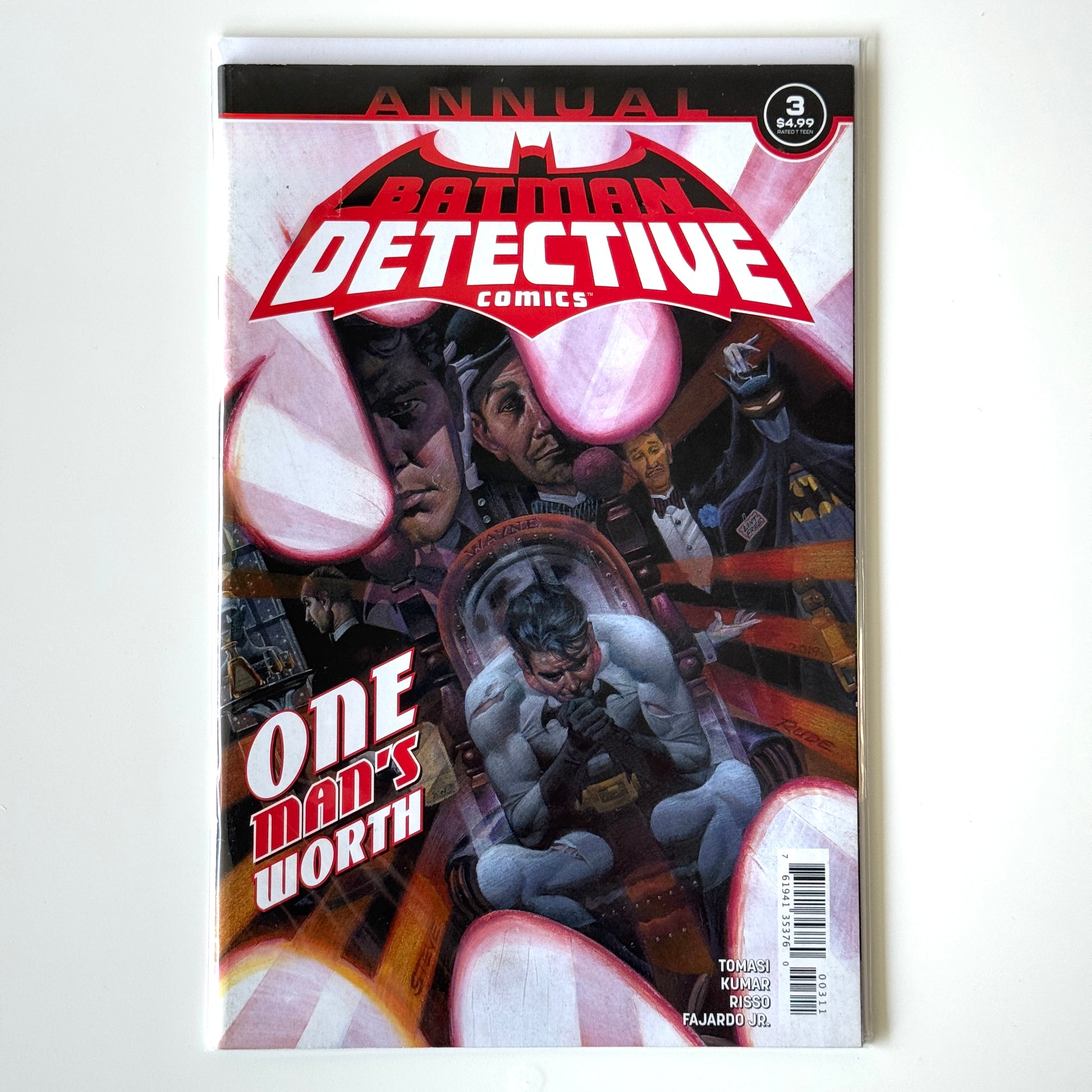Batman Detective Comics Annual #3 (2020) DC Comics cover with intense noir-style artwork