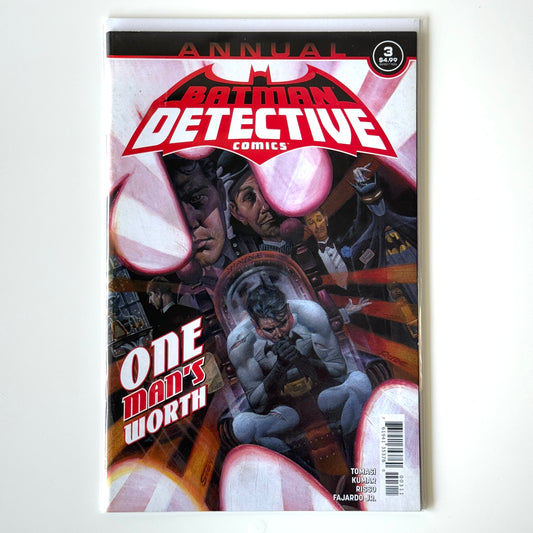 Batman Detective Comics Annual #3 (2020) DC Comics cover with intense noir-style artwork