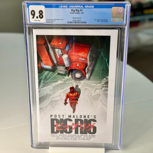 Big Rig #1 CGC 9.8 Comic Corner exclusive Akira homage cover