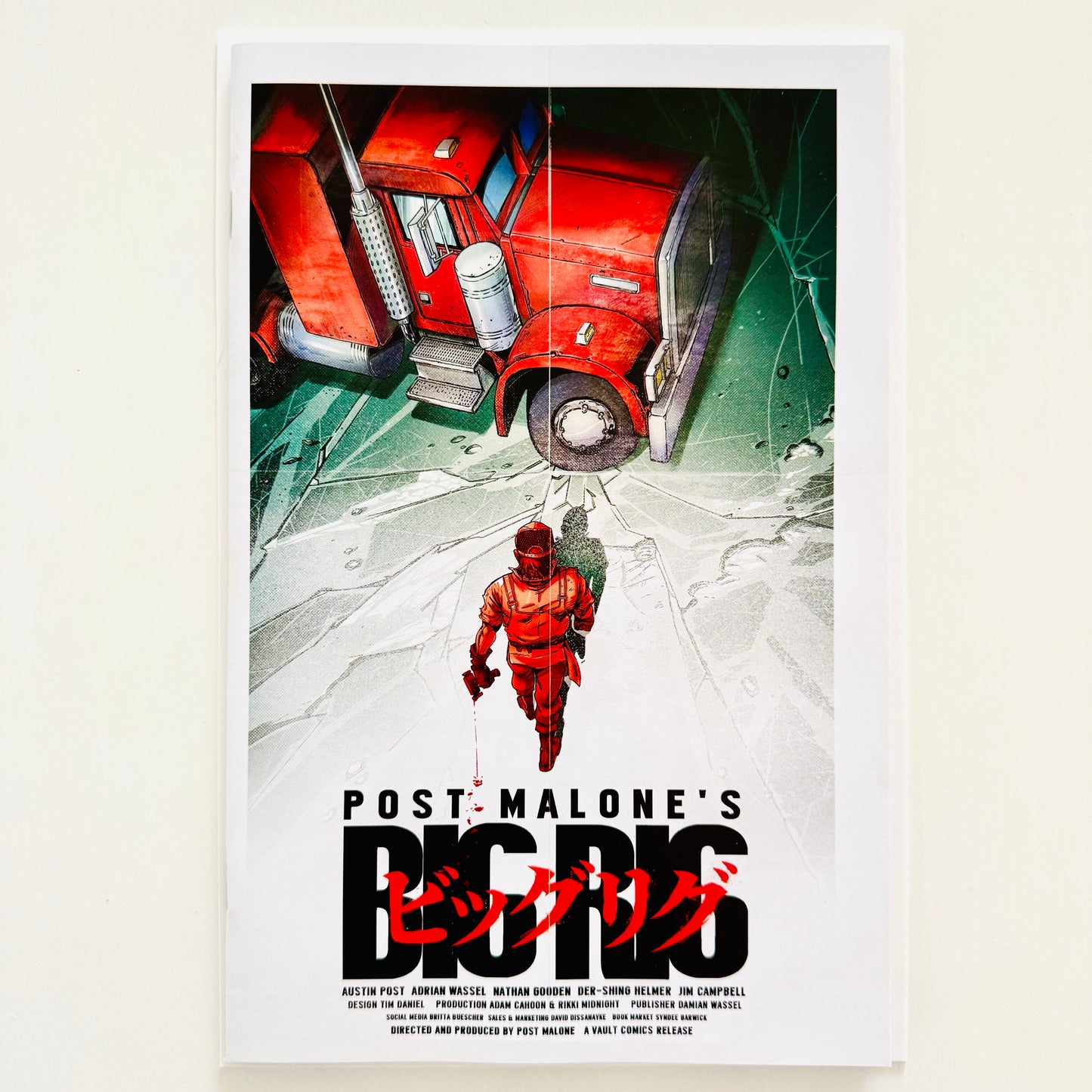 Main cover image of BIG RIG #1 Redcode Akira Homage Variant limited to 400 copies.