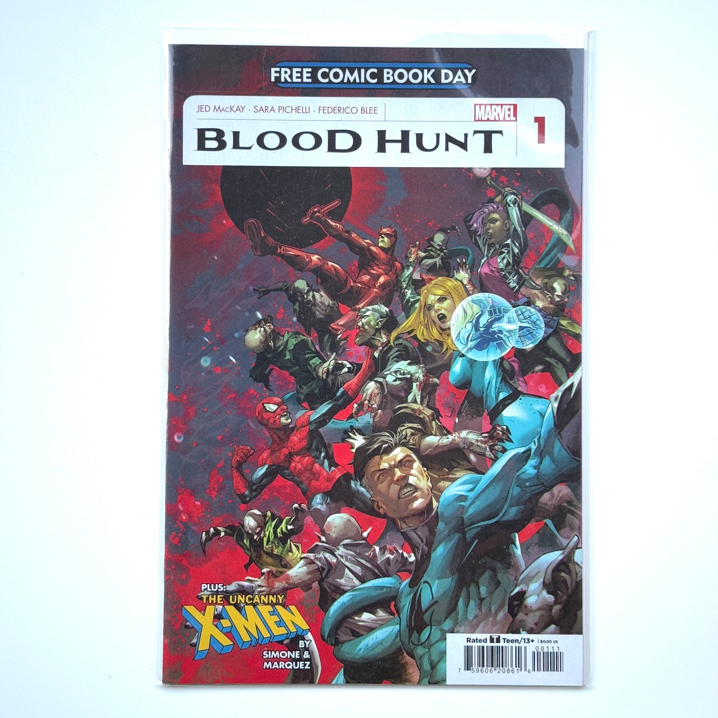Cover of Blood Hunt #1 (2024) Marvel Free Comic Book Day edition