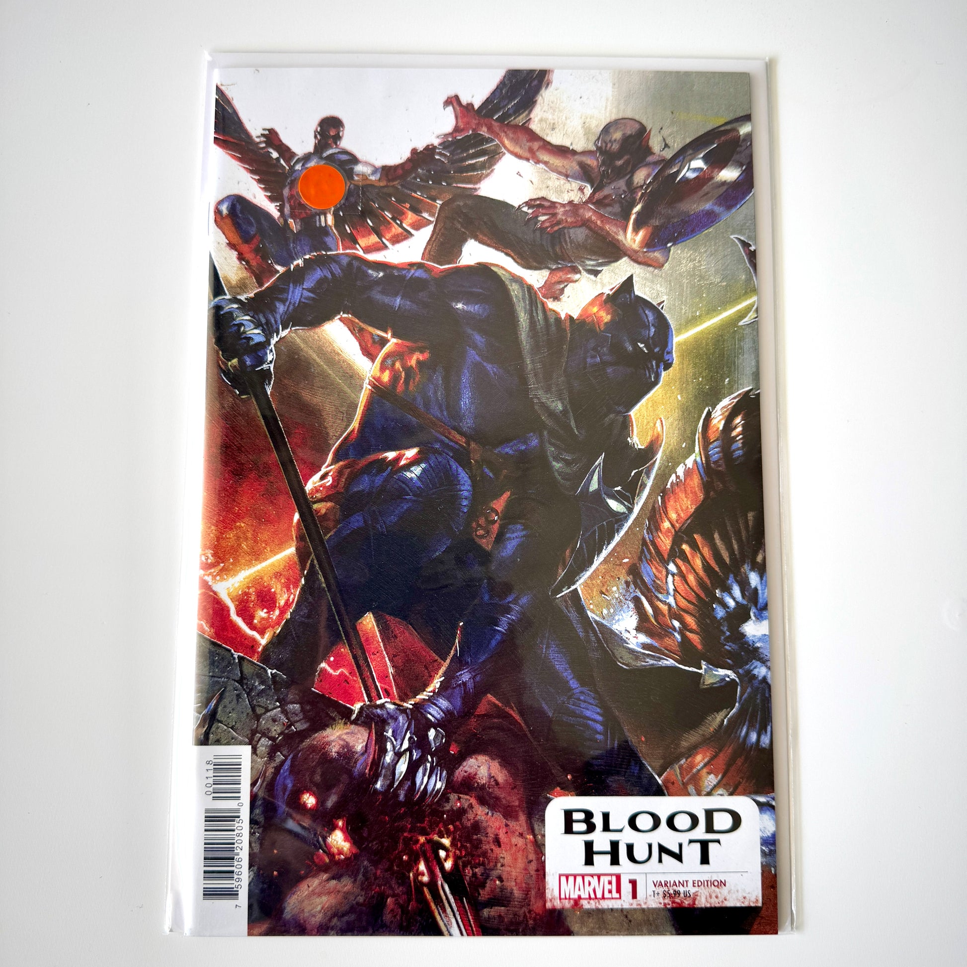 Blood Hunt #1 1:10 ratio connecting variant cover by Gabriele Dell'Otto Marvel 2024