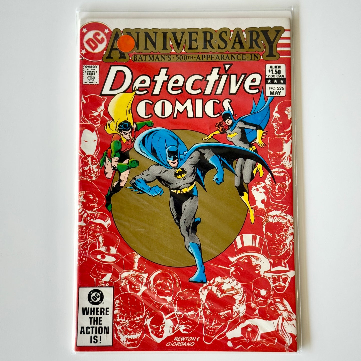 Detective Comics #526 (1983) Batman 500th Appearance Anniversary Comic Cover