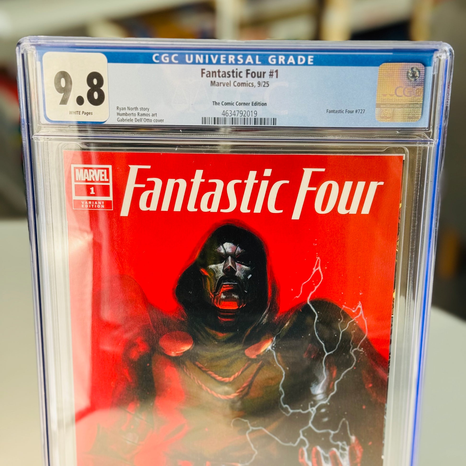 Fantastic Four #1 CGC 9.8 Legacy 727 Label