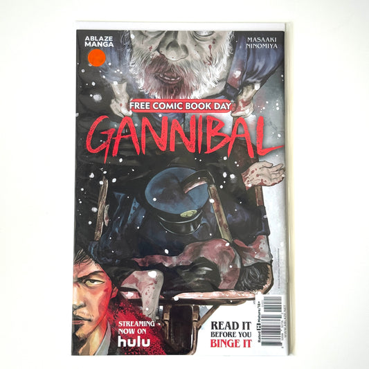 Cover of Gannibal #1 2024 Free Comic Book Day manga special by Ablaze Manga
