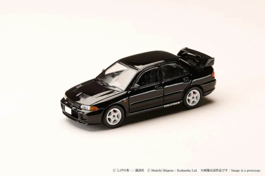 Initial D Evo III RS diecast model top view
