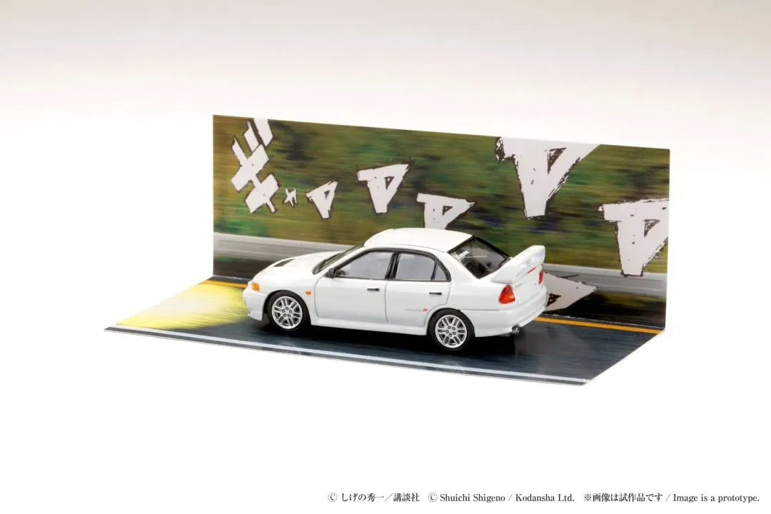 Initial D Evo IV RS diecast rear angle detail