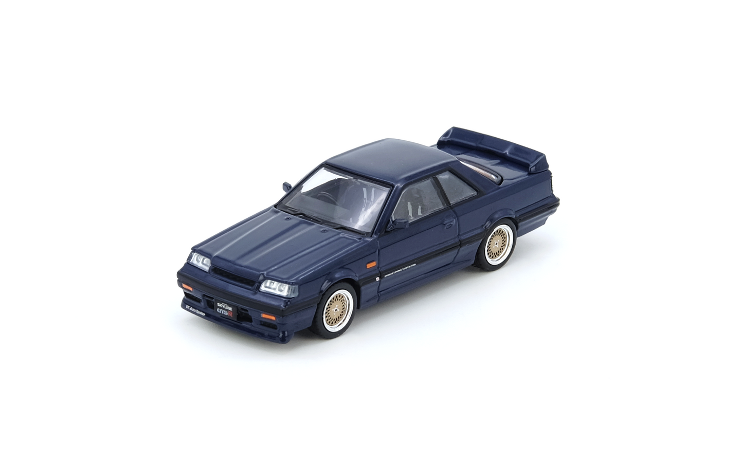 Nissan Skyline GTS-R R31 Dark Blue top view detailing Inno64 diecast
