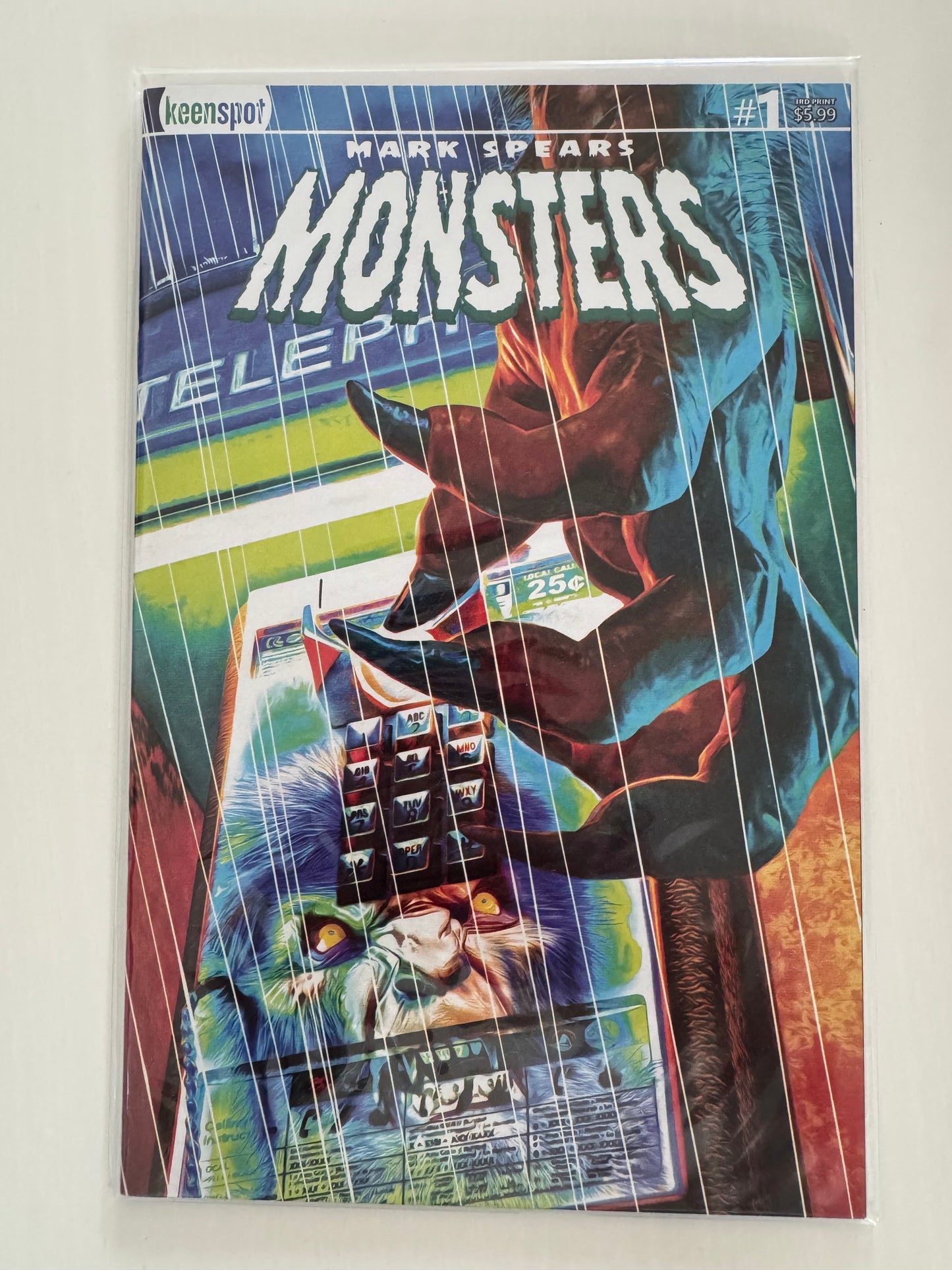 Mark Spears Monsters #1 Phone-Booth variant cover
