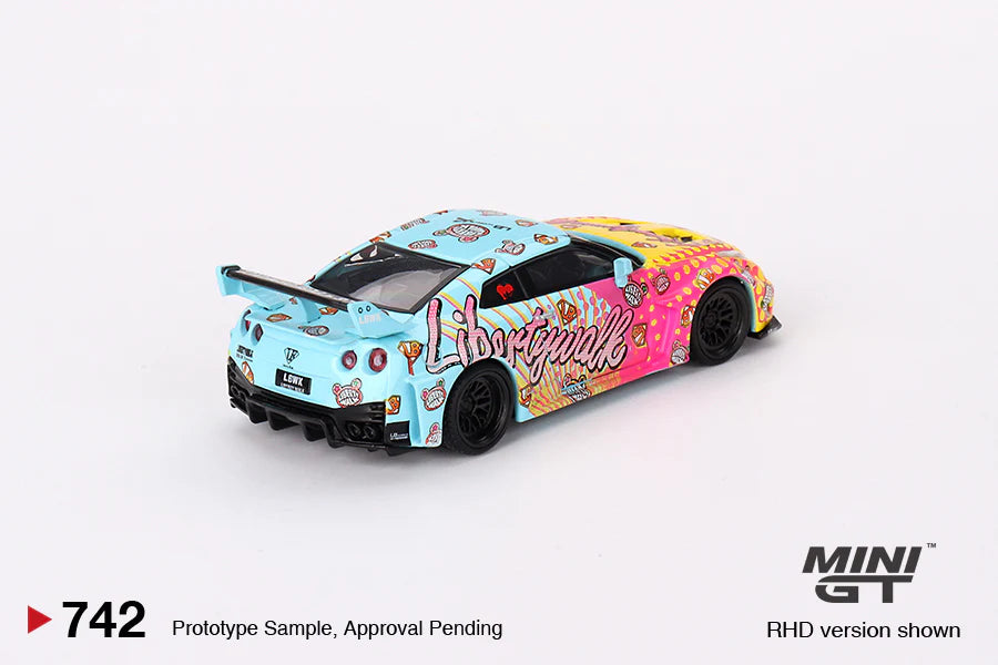 LB Silhouette GT-R KUMA diecast rear angle detail