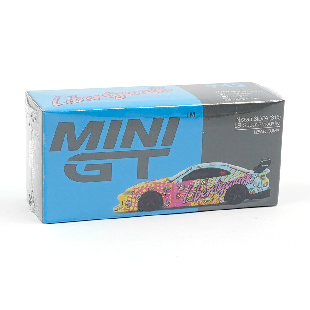 Mini GT MGT00743 Nissan Silvia S15 LB Super Silhouette KUMA 1:64 diecast box front