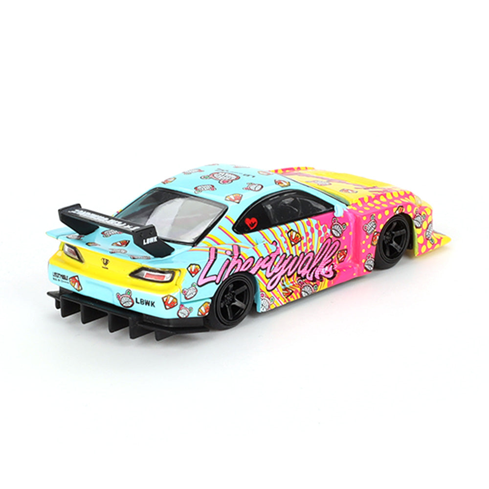 LB Super Silhouette Silvia S15 KUMA diecast rear angle detail