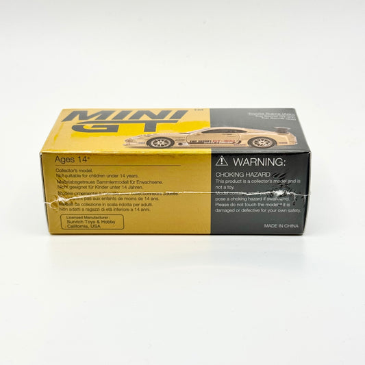 Top Secret Supra GT-300 Gold diecast packaging rear view