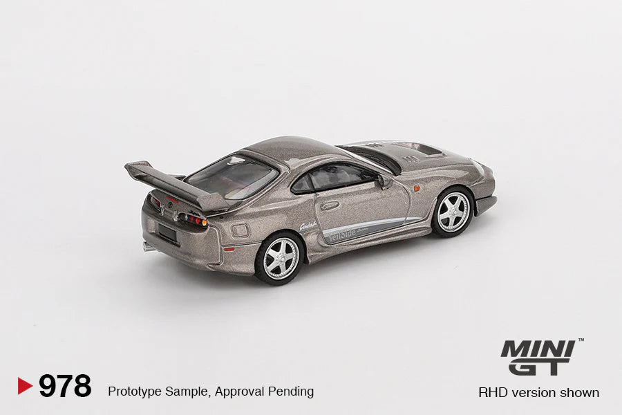 VeilSide Combat V-II Supra Grey RHD diecast rear angle detail