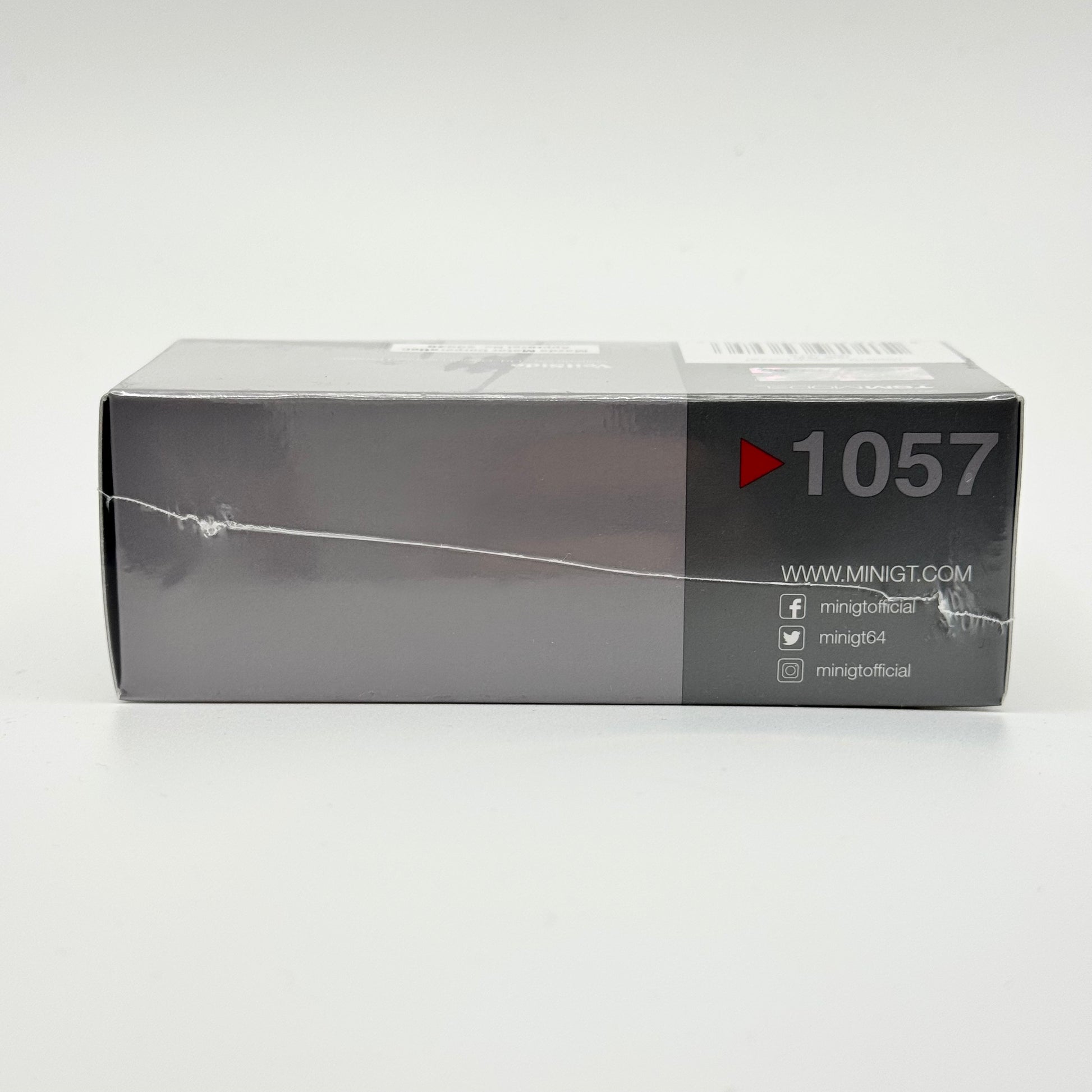 RX-7 VeilSide Fortune Grey Mini GT packaging angled view