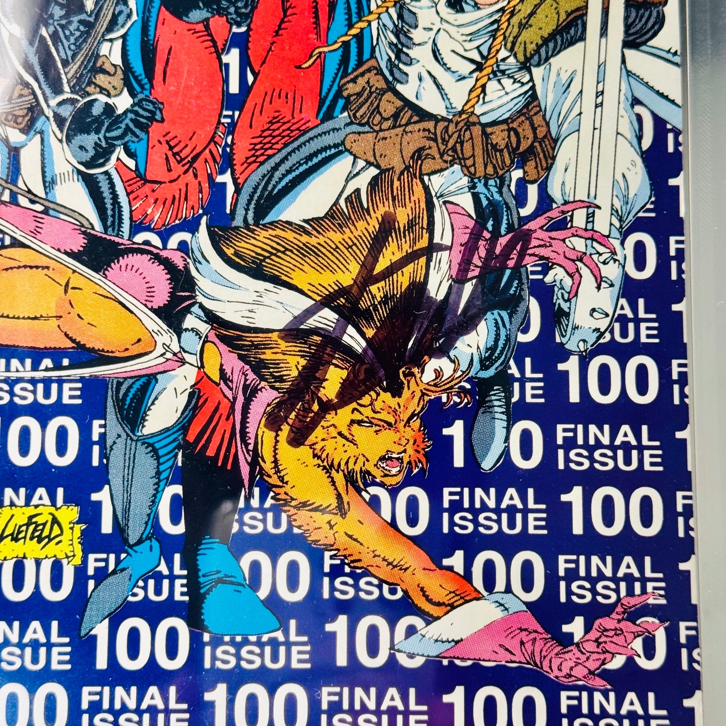 Stan Lee signature on New Mutants #100 cover, CGC authenticated