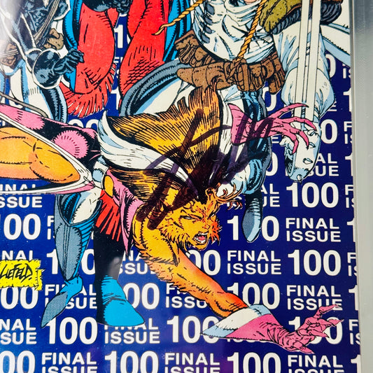 Stan Lee signature on New Mutants #100 cover, CGC authenticated
