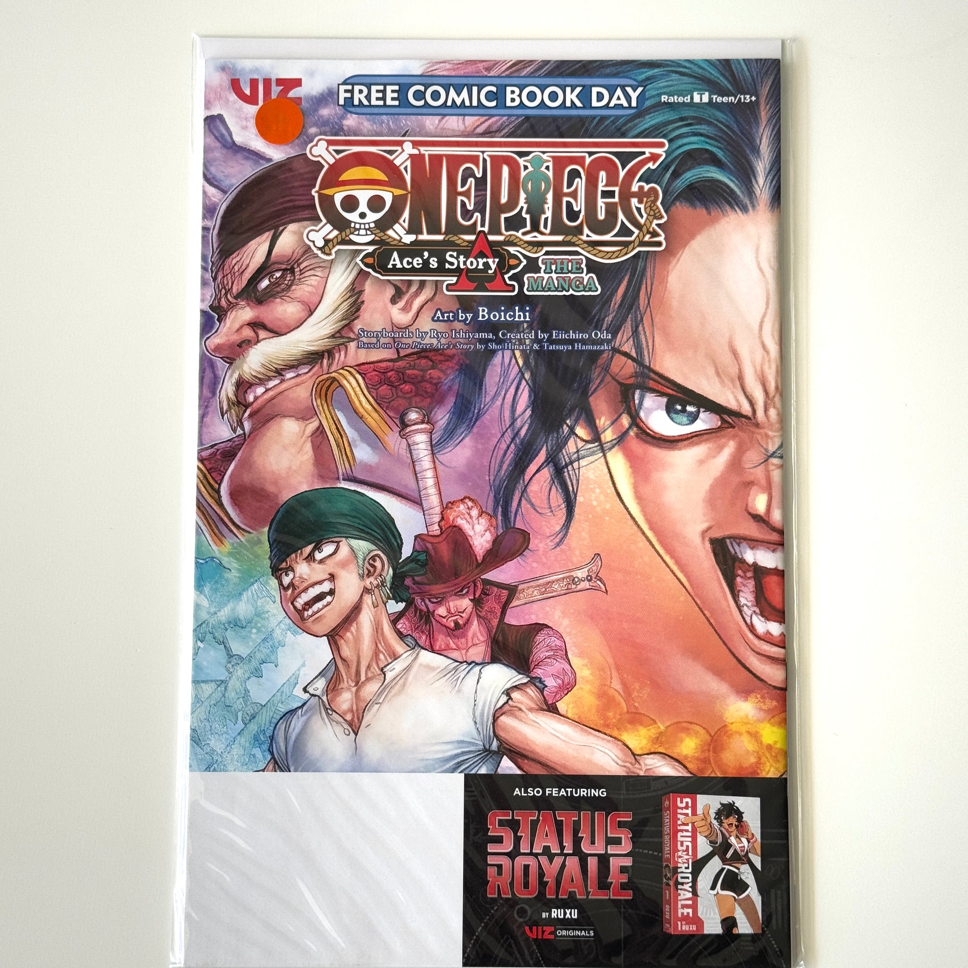 Cover of One Piece Ace’s Story #1 2024 Free Comic Book Day manga by Viz