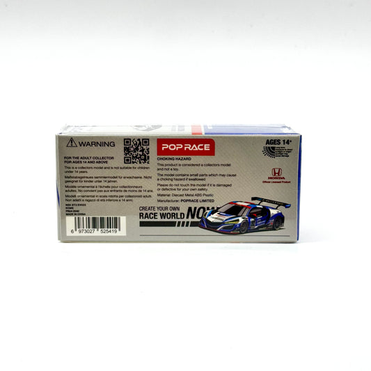 NSX GT3 EVO22 KCMG diecast model packaging rear view