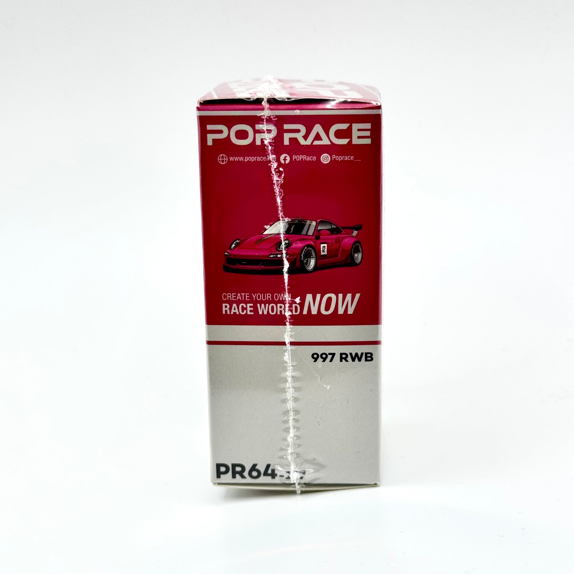 Porsche RWB 997 AVA Pop Race packaging angled view