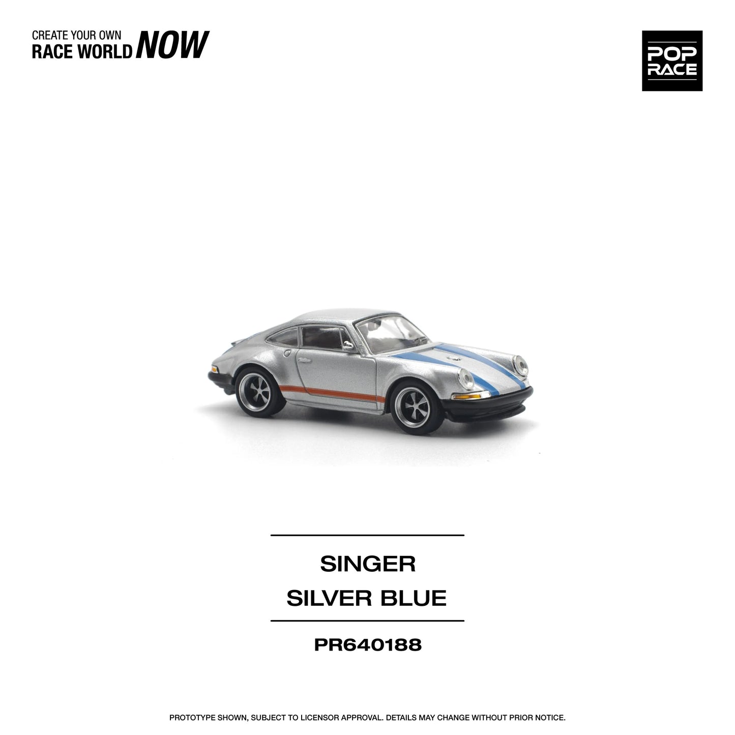 Singer 964 Porsche 911 diecast close up front detail
