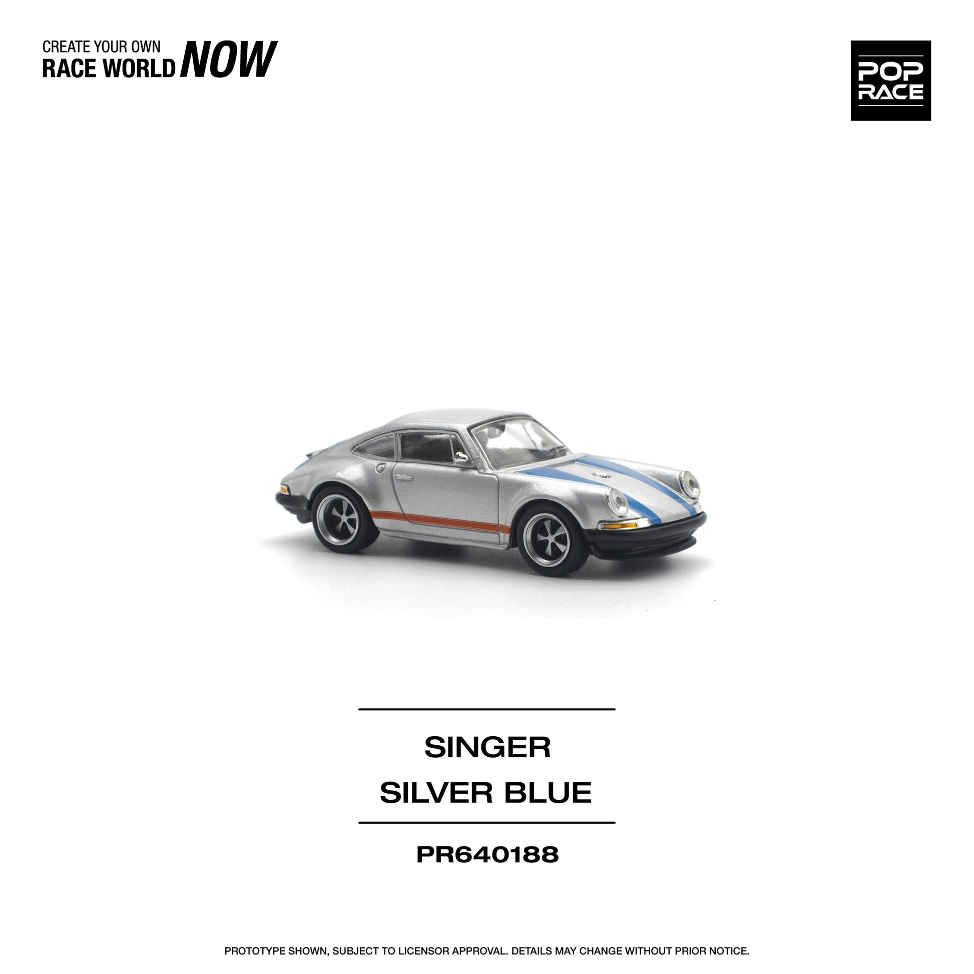 Singer 964 Porsche 911 diecast close up front detail