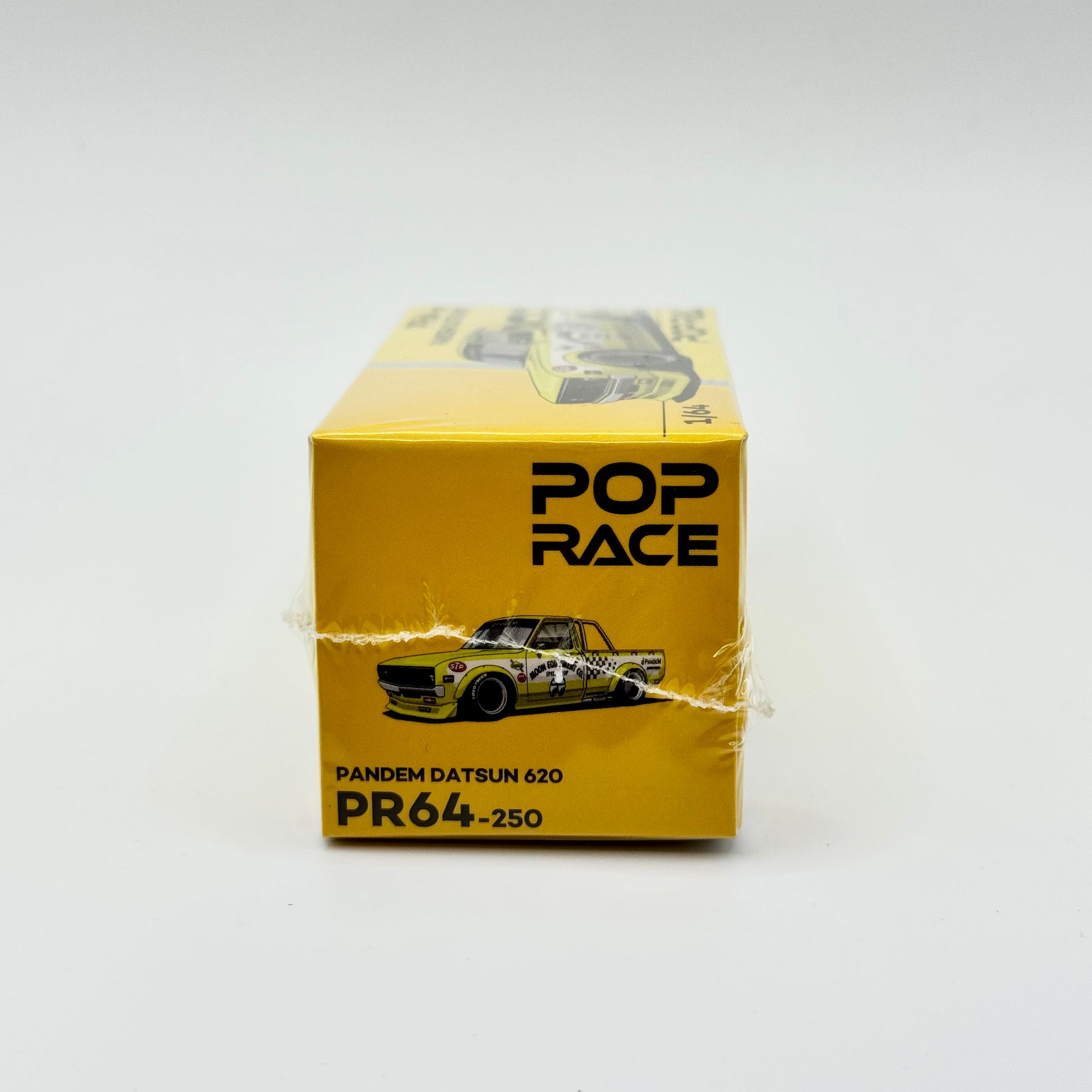 Datsun Pandem 620 Mooneyes Pop Race packaging angled view