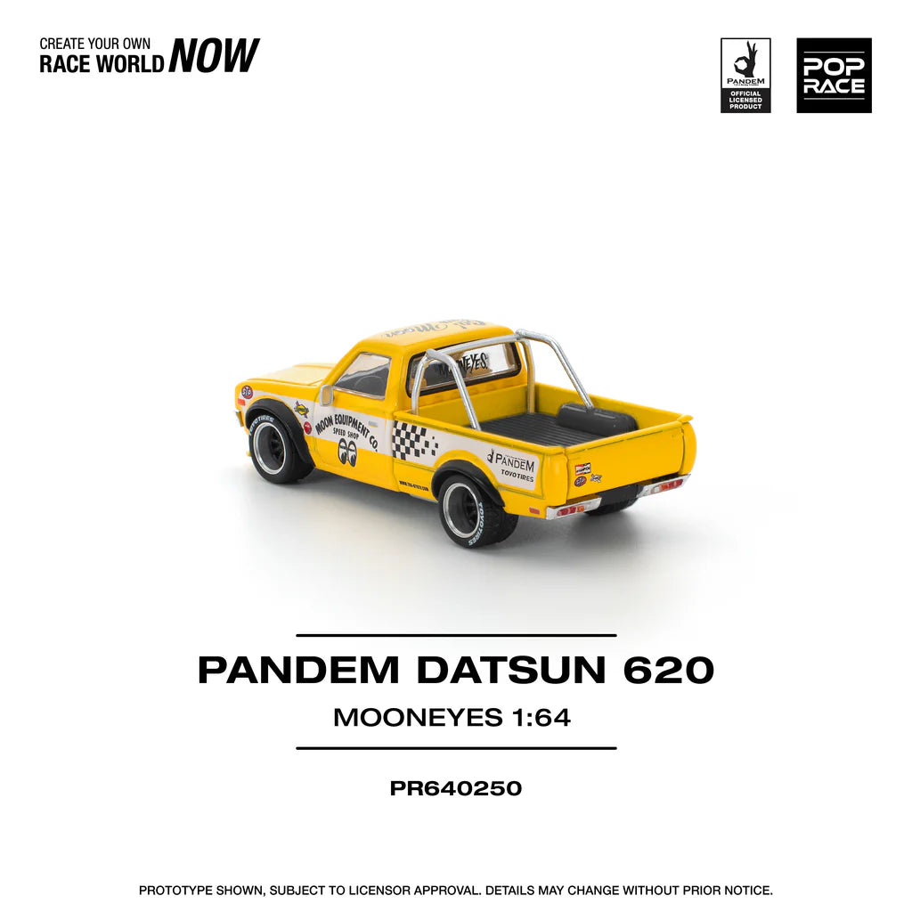 Datsun Pandem 620 Mooneyes diecast rear angle detail